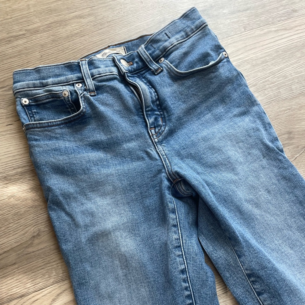 Madewell | Mid Rise Kick Out Jeans | Custom ‘Nashville’ Embroidery | Size 27 - Picture 2 of 9